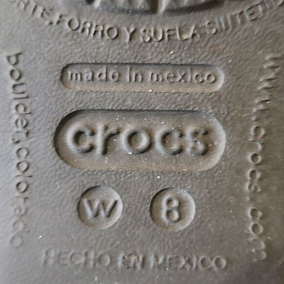 Women's Dark Gray Croc Kadee Ballet Flats Size 8 - Picture 8 of 8